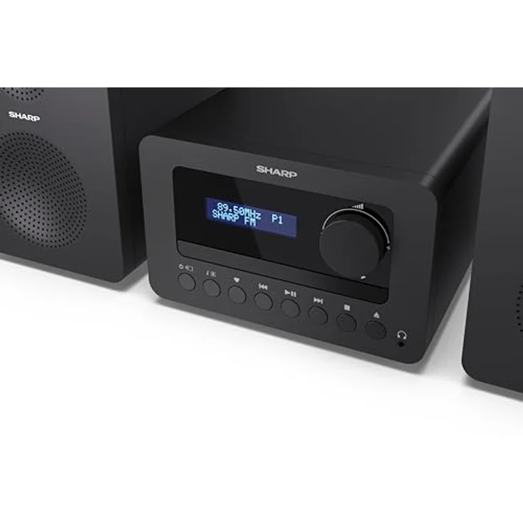 Sharp Interactive Solution XL-B514(BK) TOKYO FM Hi-Fi Micro System, Schwarz, Radio mit hochwertigem Klang – Bild 3
