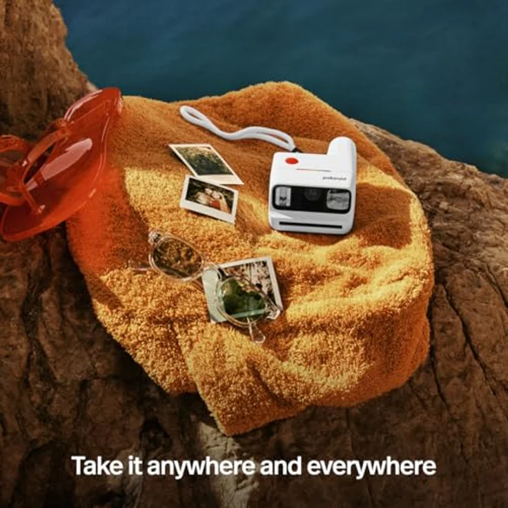 Polaroid Go Generation 3, Mini Instant Film Kamera mit Selfiespiegel und Blitz, weiß, nur kompatibel mit Go Film – Bild 5