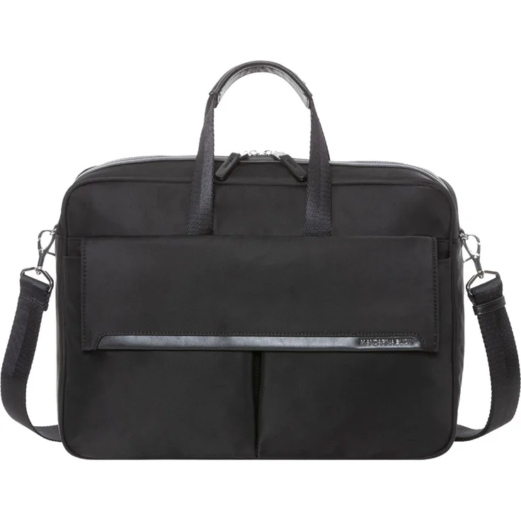 Mandarina Duck Hunter Urban Briefcase HWC01 (17"), Notebooktasche, glänzendes Nylon, schwarz – Bild 1