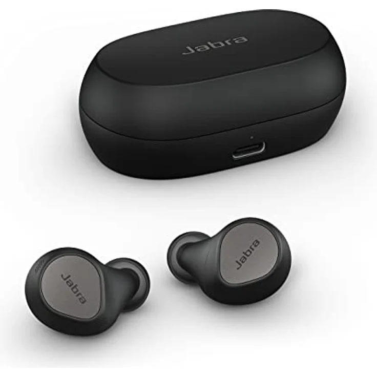 Jabra Elite 7 Pro In Ear Bluetooth Earbuds - True Wireless Kopfhörer in kompaktem Design mit anpassbarer Aktiver Geräuschunterdrückung und Jabra MultiSensor Voice für klare Anrufe - Titanschwarz – Bild 1