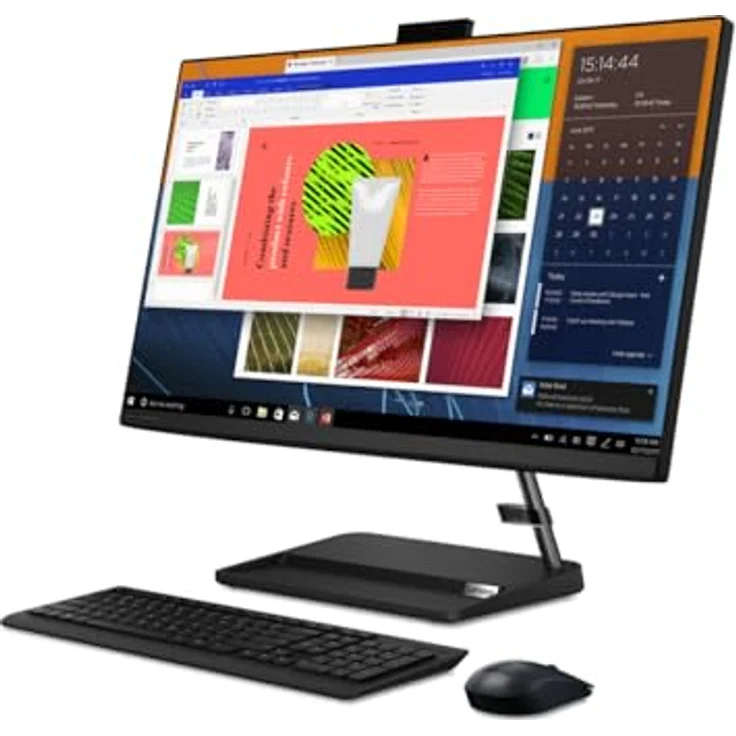Lenovo IdeaCentre AIO 3 27ALC6, All-in-One-PC mit AMD Ryzen 7 7730U, 16 GB RAM, 1 TB SSD und 27" FHD Display, Schwarz, Windows 11 Home – Bild 4