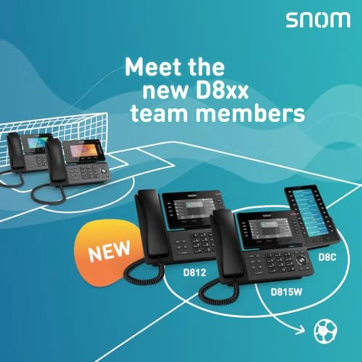 Snom D8C Erweiterungsmodul USB für D865, D862 und D815W, 17,2 cm TFT-Farbdisplay, 60 programmierbare Tasten, schwarz – Bild 10