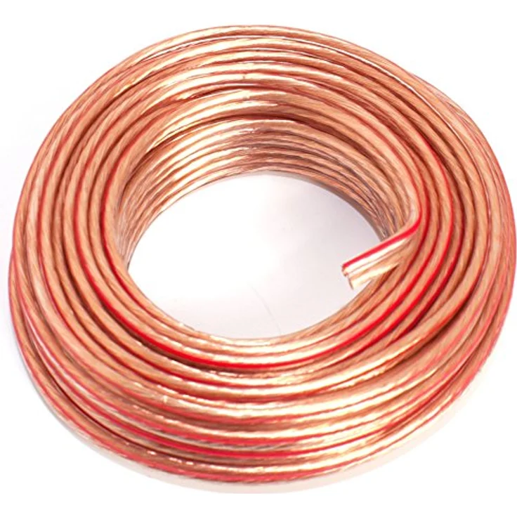 Lautsprecherkabel 2x1,50mm2 - 10m - transparent - CCA - Audiokabel - Boxenkabel – Bild 2
