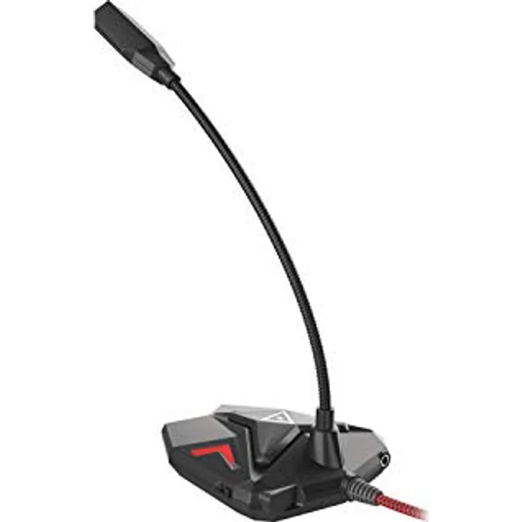 Genesis Radium 100 Gaming Mikrofon USB mit Kugel-Richtcharakteristik Schwarz Rot – Bild 2