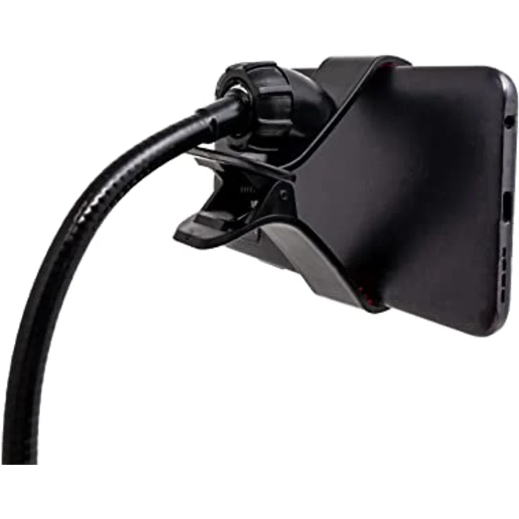 SYSTEM-S Universal Halter Flexibler Tisch & Bett Schwanenhals Haltearm Halterung für Smartphone Handy – Bild 11