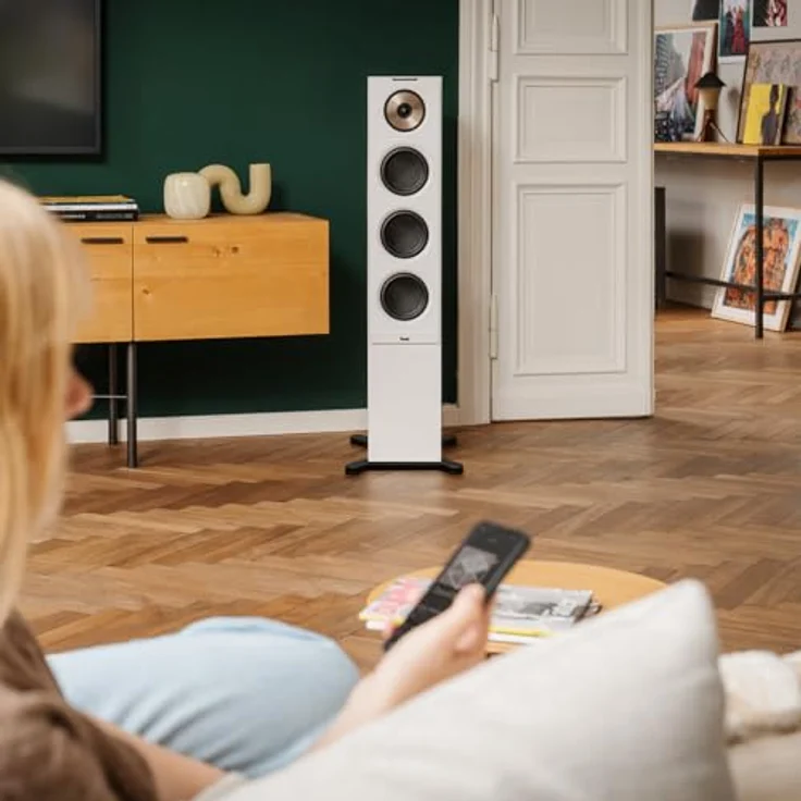 Teufel Stereo L 2 WLAN-Standlautsprecherpaar Bluetooth Weiß – Bild 9