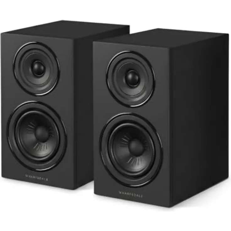 WHARFEDALE Diamond 12.0i, Regal-Lautsprecher mit 100 mm Klarity-Tief-/Mitteltöner und 25 mm Textilkalotte, Bassreflexgehäuse, schwarz