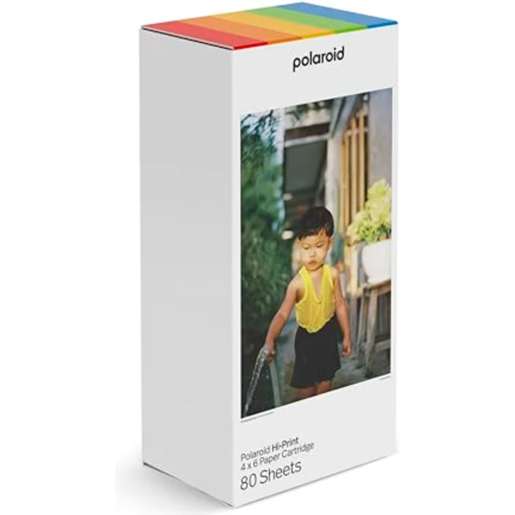 Polaroid Hi-Print 4x6 Paper Cartridge, Sofortbildpapier für Polaroid Hi-Print Drucker, 80 Bögen, Weiss – Bild 2