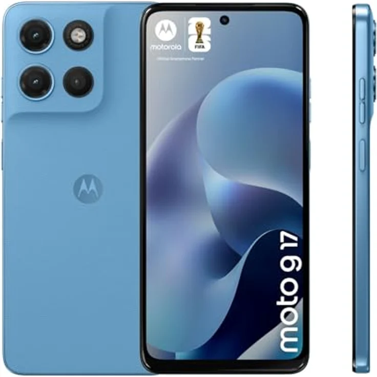 Motorola moto g17, Smartphone mit 50 MP Kamera, 128 GB Speicher, blau, 6,72 Zoll Full HD+ Display – Bild 2