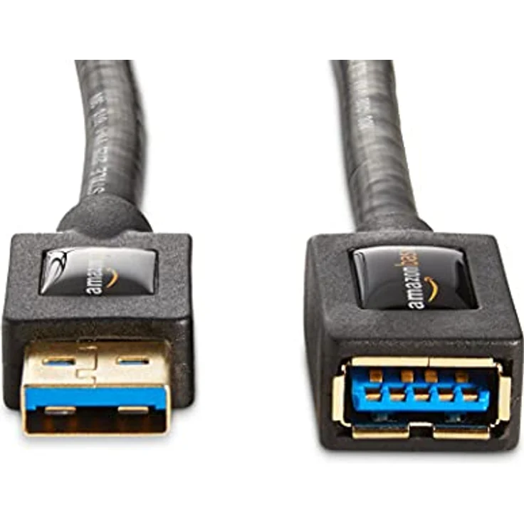 AmazonBasics USB 3.0-Verlängerungskabel (A-Stecker auf A-Buchse) 1,8 m (2 Stück) – Bild 2