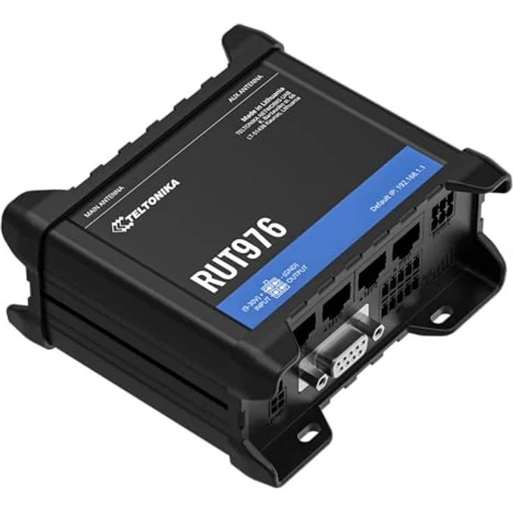 Teltonika RUT976 RedCap 5G, Industriewifi Router mit geringer Latenz, hoher Kapazität, Dual SIM, 4G LTE CAT 4, RS232, RS485 – Bild 2