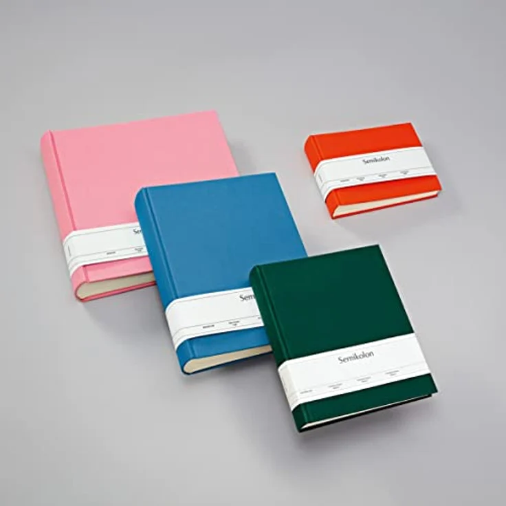 Semikolon 363976 Foto-Album Classic Medium – 21,6 x 25,5 cm – 80 Seiten cremefarben, für 160 Fotos – forest – Bild 5