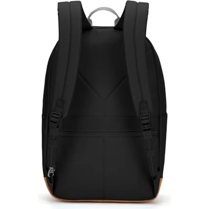 Pacsafe GO Notebook Rucksack 25l, Anti-Diebstahl Rucksack mit schnittfesten Materialien, gepolstertem Laptopfach und RFID-Schutz, Schwarz – Bild 3