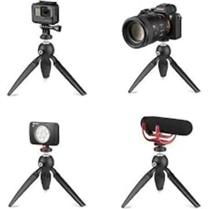 Joby JB01555-BWW Handypod Mini Stativ und Handgriff (geeignet für DSLR, Spiegellose CSC und Kompaktkameras, LEDs, Mikrofone, Tragbare Lautsprecher, Action Kameras und Zubehör bis zu 1kg) schwarz – Bild 5