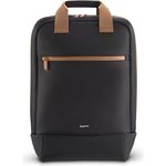 Hama Rucksack für Laptop (Laptopfach gepolstert für Laptops bis 16,2“, Laptoprucksack mit Vordertasche und Innenfach, ultraleichter Daypack, wasserfest) schwarz