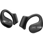 JVC Nearphones HA-NP50T-B, True Wireless Earbuds, Open Ear Design, Active Noise Reduction, Multi-Point, IPX4, Mikrofon-Muting, 38 Std. Laufzeit, BT 5.3, (Schwarz)