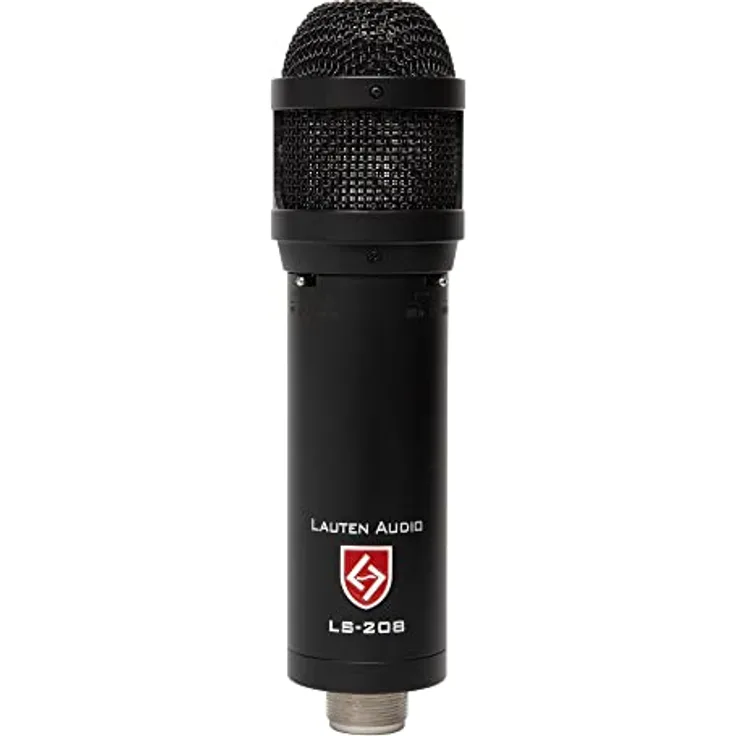 Lauten Audio LS-208, Großmembran-Kondensatormikrofon mit Niere-Richtcharakteristik, 20 Hz - 20 kHz Frequenzbereich, inkl. elastischer Aufhängung und Transportkoffer