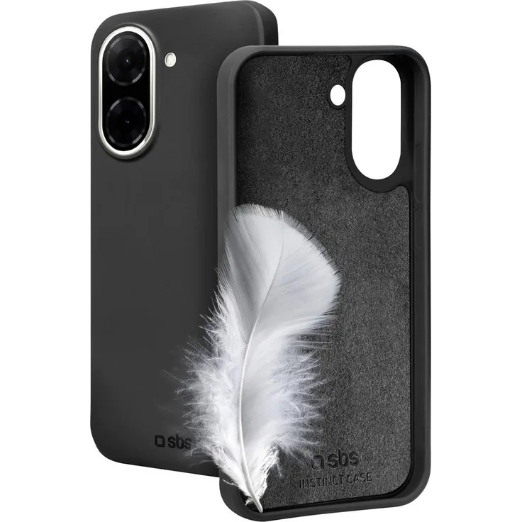 sbs mobile Instinct Cover für Xiaomi Redmi A5, Schutz-Handyhülle aus TPU, Schwarz