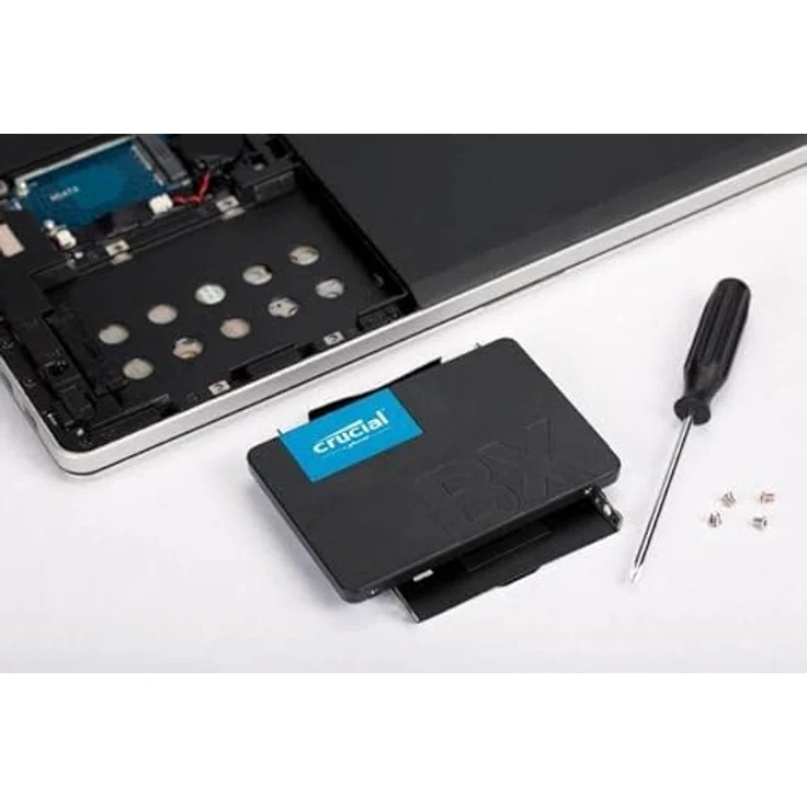 Crucial BX500 - Solid-State-Disk - 480 GB - intern - 2.5 Zoll (6.4 cm) - SATA 6Gb/s (CT480BX500SSD1) – Bild 2