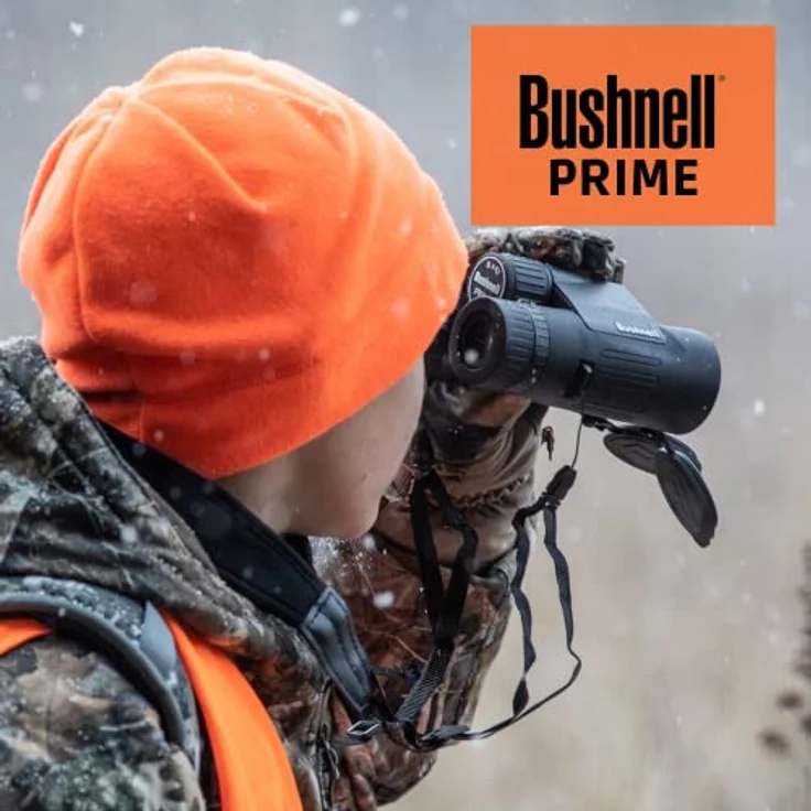 Bushnell Prime Fernglas 10x42mm, wasserdichtes Feldstecher mit Bak-4 Linsen und Exo Barrier Vergütung – Bild 12