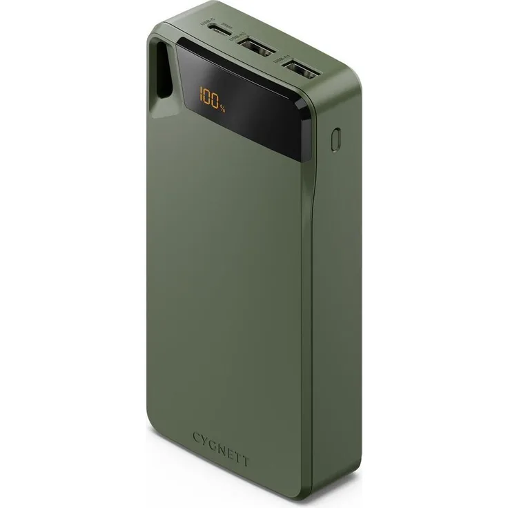 Cygnett ChargeUp Boost 4th Generation Lithium 20000 mAh Grün Powerbank mit 15 W Schnellladefunktion
