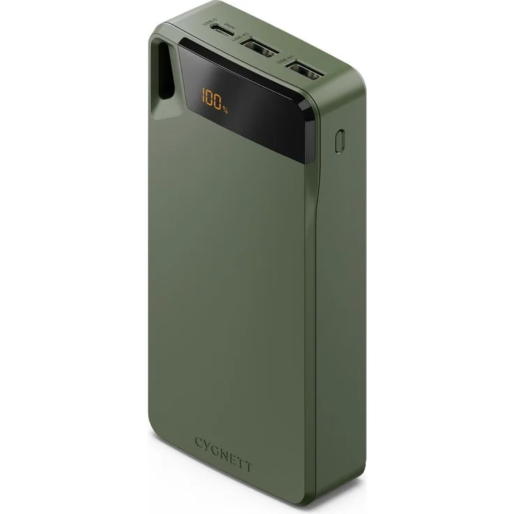 Cygnett ChargeUp Boost 4th Generation Lithium 20000 mAh Grün Powerbank mit 15 W Schnellladefunktion
