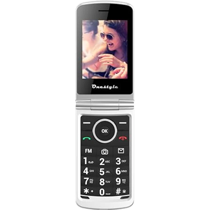 Onestyle Copper Klapphandy mit Dual-SIM, Kamera, Bluetooth, FM-Radio, schwarz – Bild 6