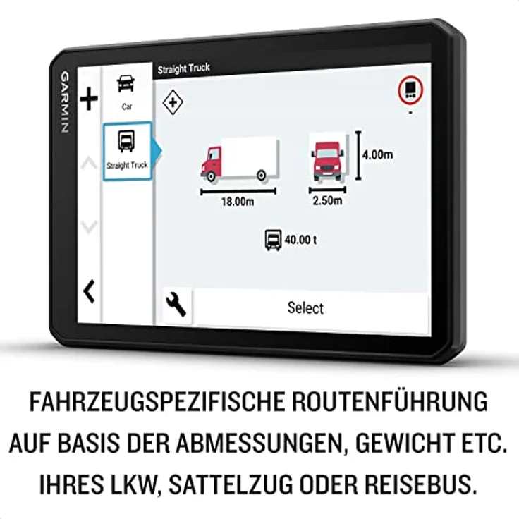Garmin dēzl LGV 710 EU, LKW-Navigationsgerät mit 7“ Farbdisplay, vorinstallierten EU Karten, fahrzeugspezifischem Routing und Echtzeitdiensten – Bild 3