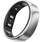 RingConn Gen 2 Smart Ring, Größe 8, Schlafapnoe-Monitoring, Unbegrenzte App-Nutzung, 12 Tage Akkulaufzeit, Stress-/Herzfrequenz-/Frauen-Gesundheits-Tracker, Kompatibel mit Android und iOS