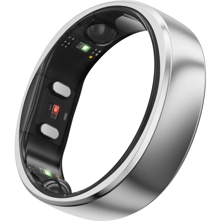 RingConn Gen 2 Smart Ring, Größe 13, Schlafapnoe-Monitoring, 12 Tage Akkulaufzeit, Stress-/Herzfrequenz-/Frauen-Gesundheits-Tracker, kompatibel mit Android und iOS – Bild 1