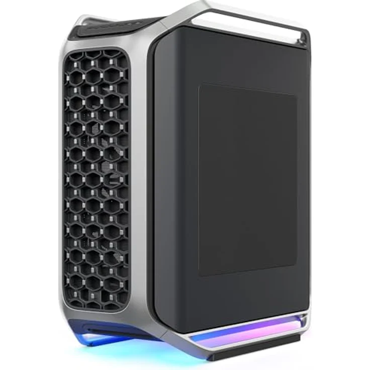 Cooler Master Cosmos ALPHA, Full Tower PC Gehäuse, Schwarz/Silber, ATX-EATX-Micro ATX-Mini-ITX, gehärtetes Glas, Gaming – Bild 3