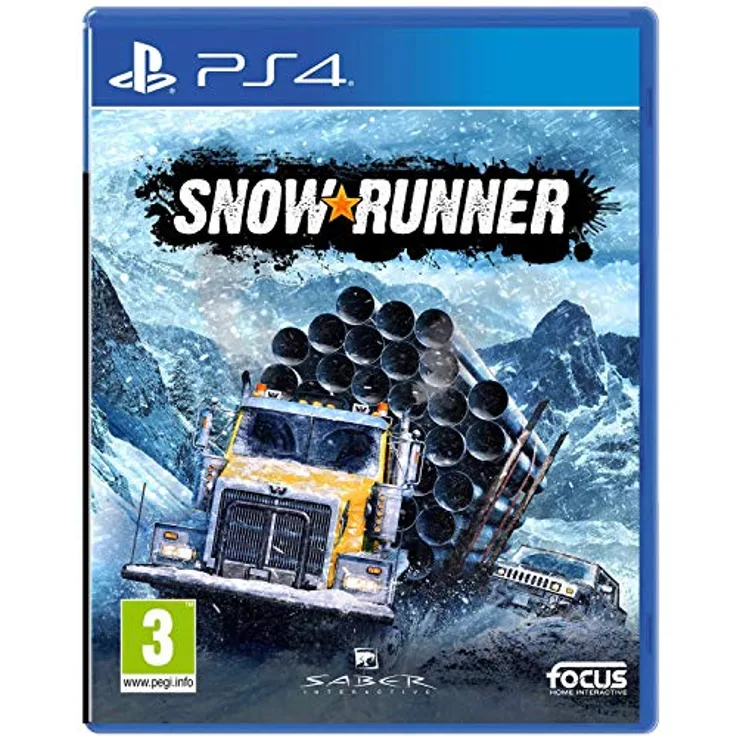 Maximum Games Snowrunner PS4, Offroad-Simulation mit 40 einzigartigen Fahrzeugen