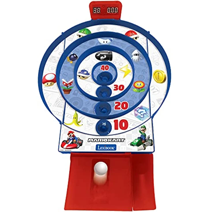 Lexibook Nintendo Mario Kart-Elektronisches Geschicklichkeitsspiel, Skee Ball, JG995NI, Medium – Bild 2