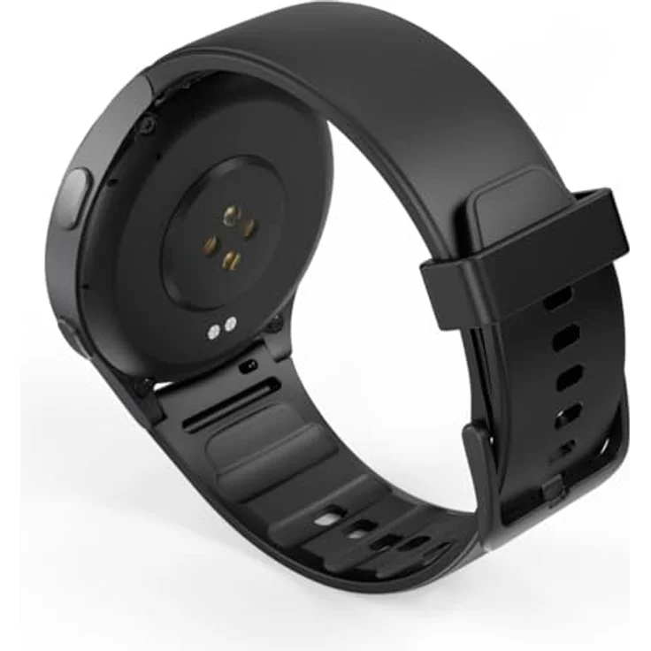 Hama Smartwatch 8900, GPS, AMOLED 1.43 Zoll, Telefonfunktion, Alexa, rund, Schwarz – Bild 4