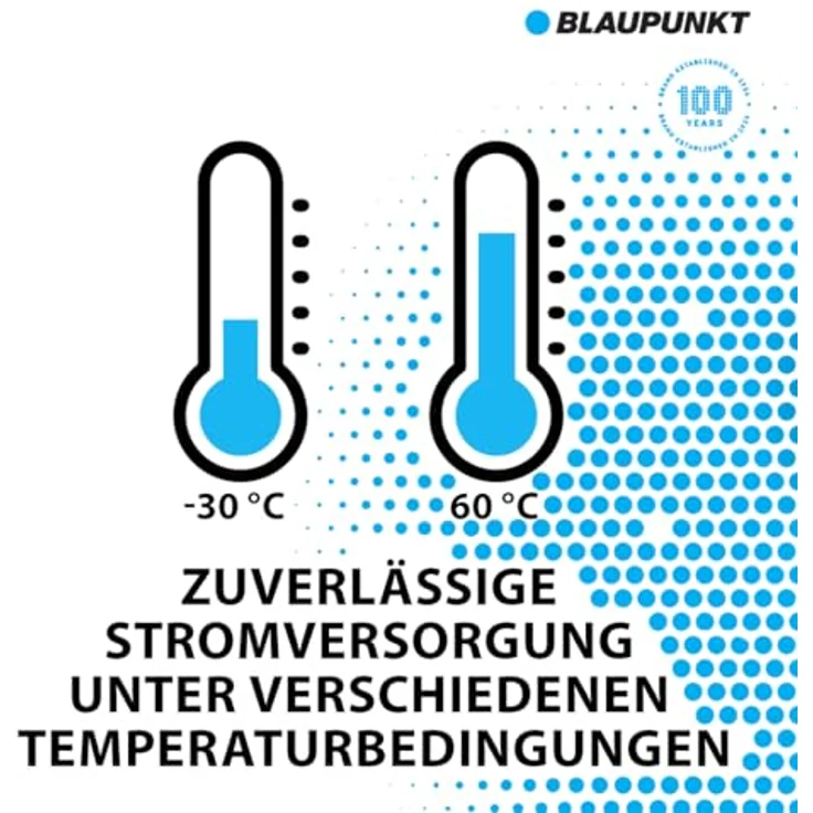 Blaupunkt Lithium Coin CR2032 Knopfzelle, 2er Pack, hohe Temperaturbeständigkeit (-30°C bis +60°C), 10 Jahre Haltbarkeit – Bild 4
