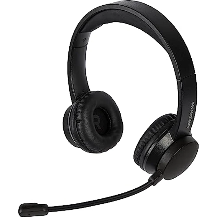 MEDION E83265 USB Headset (Stereo Kopfhörer, flexibel einstellbares Mikrofon, USB-Anschluss für Plug & Play, Extralanges Kabel) – Bild 3
