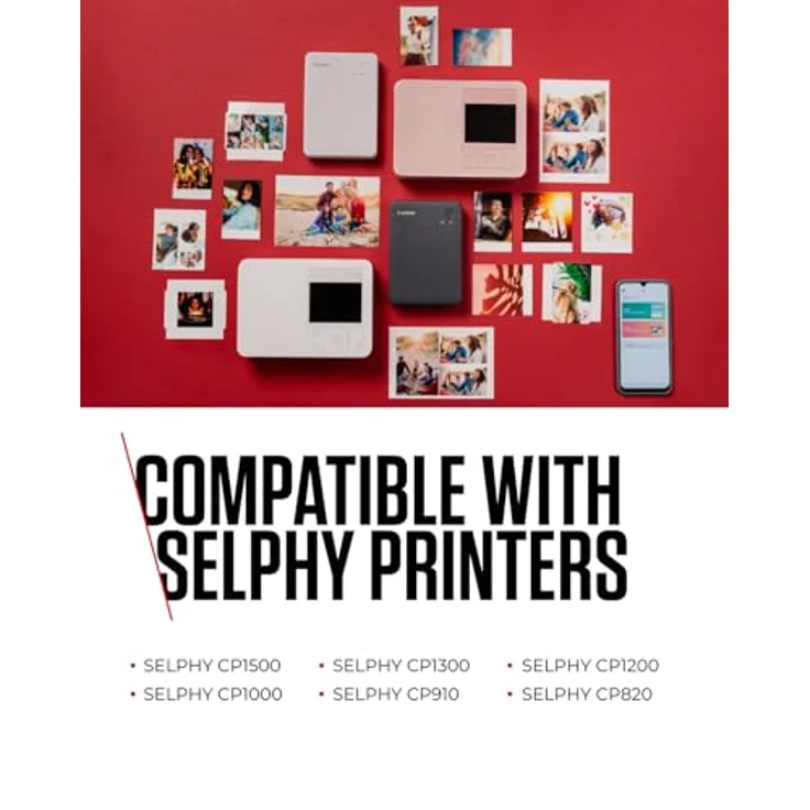 Canon Druckerkartusche RP-108 und Papier für Selphy CP Fotodrucker Serie - Preisvergleich – Bild 6