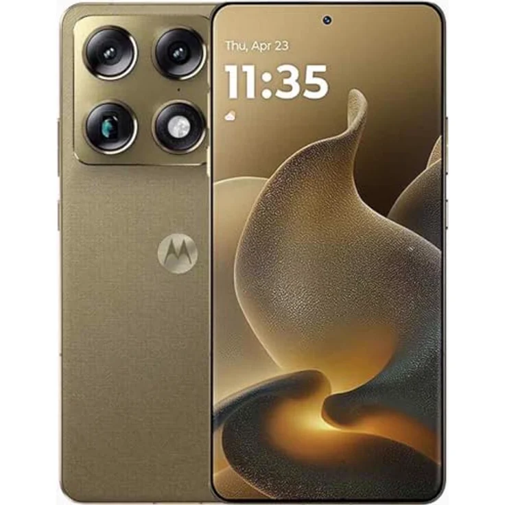 Motorola Signature, Smartphone mit 16GB RAM, 512GB Speicher, Triple Kamera 50MP, 6.8" AMOLED 165Hz, IP68/69, 5G, Martini Olive