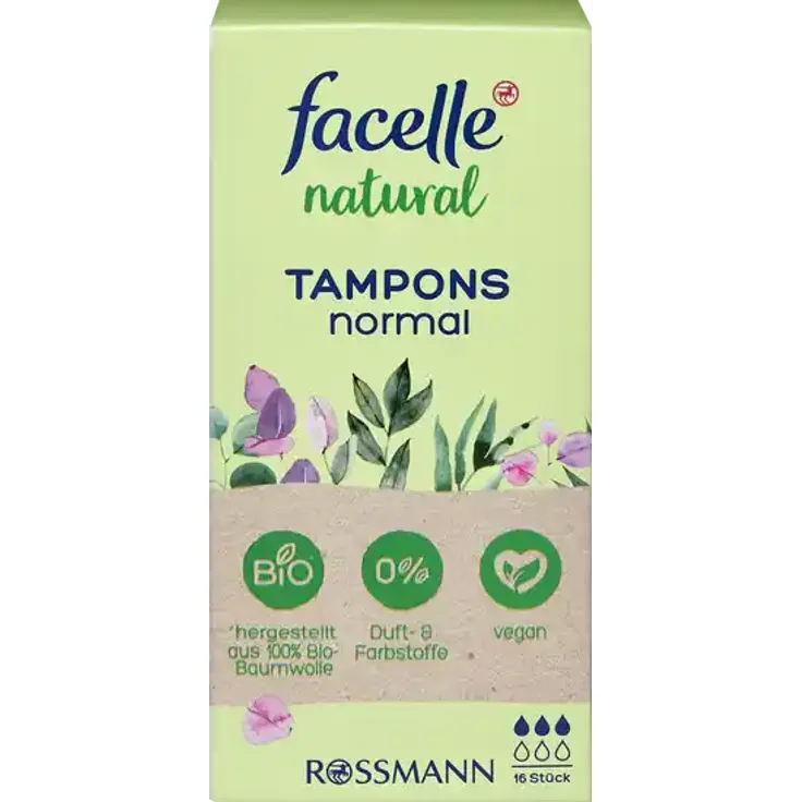 Facelle Natural Tampons, norma - Preisvergleich