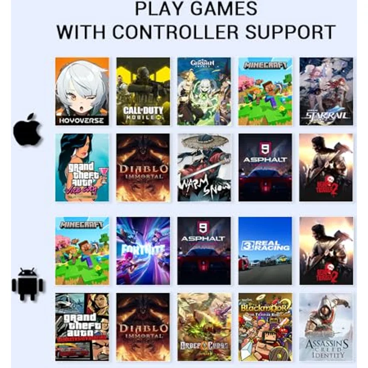 Gamesir X5 LITE, Android Gaming Controller mit präziser Steuerung, Schwarz – Bild 8