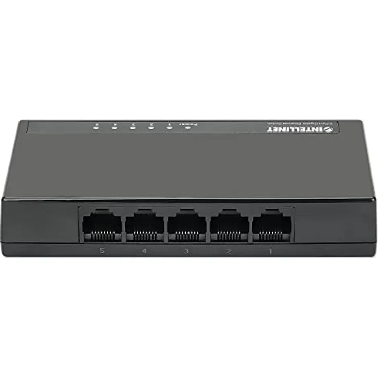 Intellinet 561747 Gigabit Ethernet Switch 5 Ports Schwarz