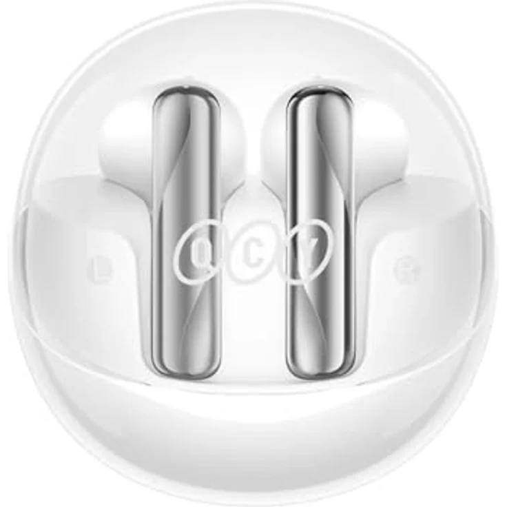 QCY AilyBuds Clear T32, TWS Kopfhörer mit 4 ENC Mikrofonen, Bluetooth 5.3, weiß – Bild 3
