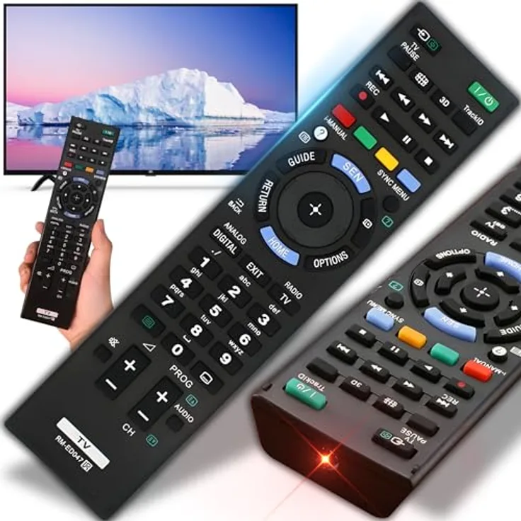 Retoo Sony - Fernbedienung, Universal Fernbedienung für Sony Bravia, Sony 4k OLED Remote Smart TV Control Fernbedienung, Ersatz-Fernbedienung
