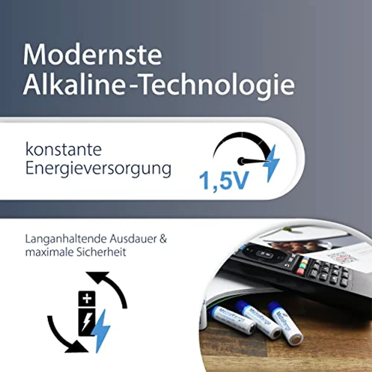 MediaRange LR6 shrink Alkaline Batterien (1,5V, AA) 24-er Pack – Bild 4
