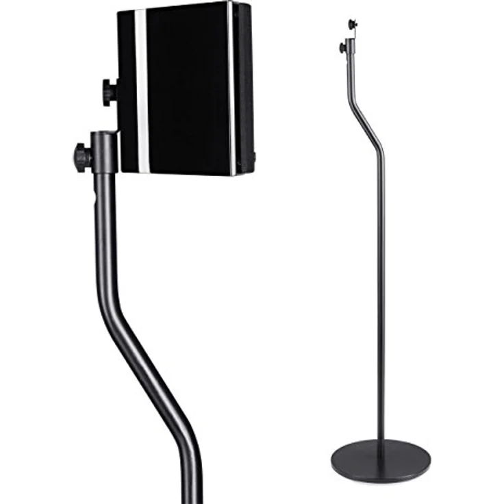 Teufel Lautsprecher Standfuß AC 1001 SP (Paar) Schwarz - Standfuß für Micro-Lautsprecher, Höhe 96 cm, Metallmaterial – Bild 4