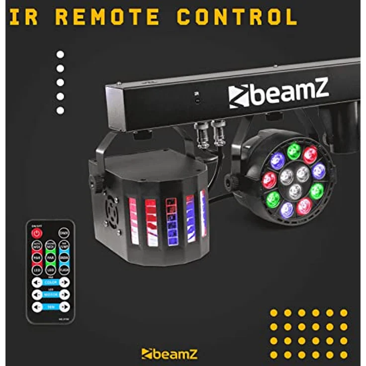 beamZ PartyBar2 mit 2x PAR + 2x Derby – Bild 7