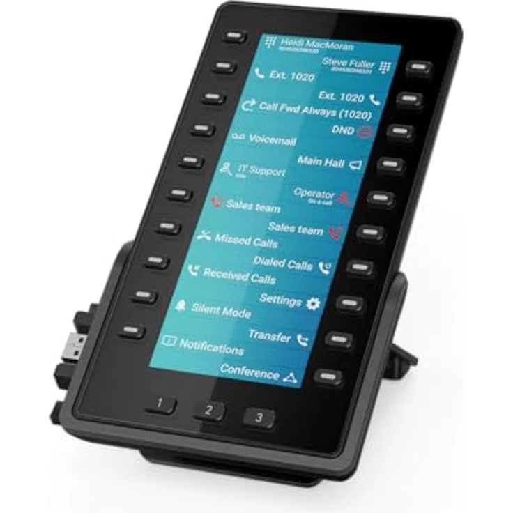 Snom D8C Erweiterungsmodul USB für D865, D862 und D815W, 17,2 cm TFT-Farbdisplay, 60 programmierbare Tasten, schwarz – Bild 3