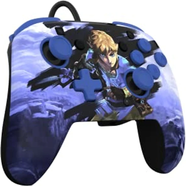 Pdp REMATCH Zelda Warrior Link Nintendo Switch-Controller Mehrfarbig One Size - Mit anpassbaren Features und USB Chat-Funktion – Bild 7