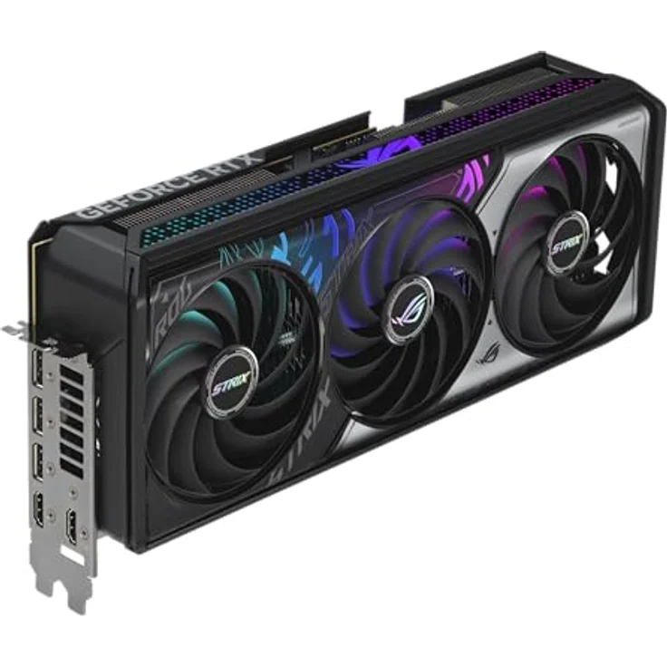 ASUS ROG Strix GeForce RTX 5070 OC Edition, 12GB GDDR7 Gaming Grafikkarte mit DLSS 4, PCIe 5.0, 3x DisplayPort 2.1b, 2x HDMI 2.1b, 3,2-Slot Design – Bild 2