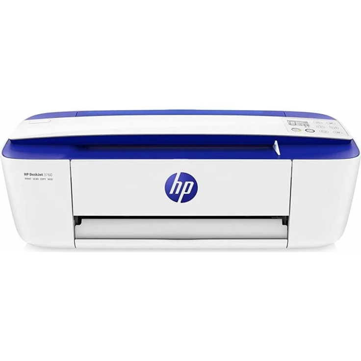 HP DeskJet 3760 (3-in-1) Multifunktionsdrucker - (Thermal Inkjet) Farbe, Druckgeschwindigkeit: 8 s/w, 5,5 Farbe, Auflösung: 1200 x 1200, USB, WLAN, AirPrint, Mobile Print, Wi-Fi-Direct (T8X19B) – Bild 6